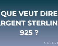 Que veut dire Argent 925 ?