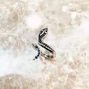 Bague Argent Serpent Femme - Ajustable - bague