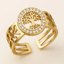Bague avec Arbre de Vie - Ajustable - bague
