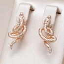 Boucle D’oreille en Forme de Serpent - boucle d’oreille