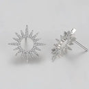 Boucle D’oreille Soleil Argent - boucle d’oreille