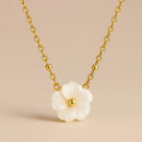 Collier Fleur Doré - colliers