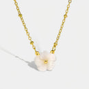 Collier Fleur Doré - colliers