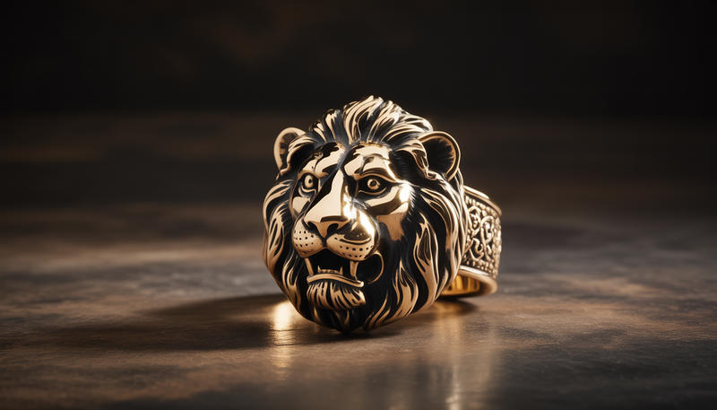 Que veut dire la bague tête de lion
