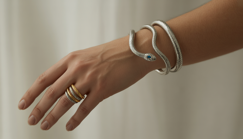 Quelle Bague Portée Avec Un Bracelet Serpent