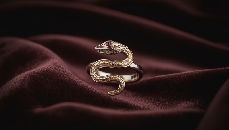 que représente la bague avec le serpent