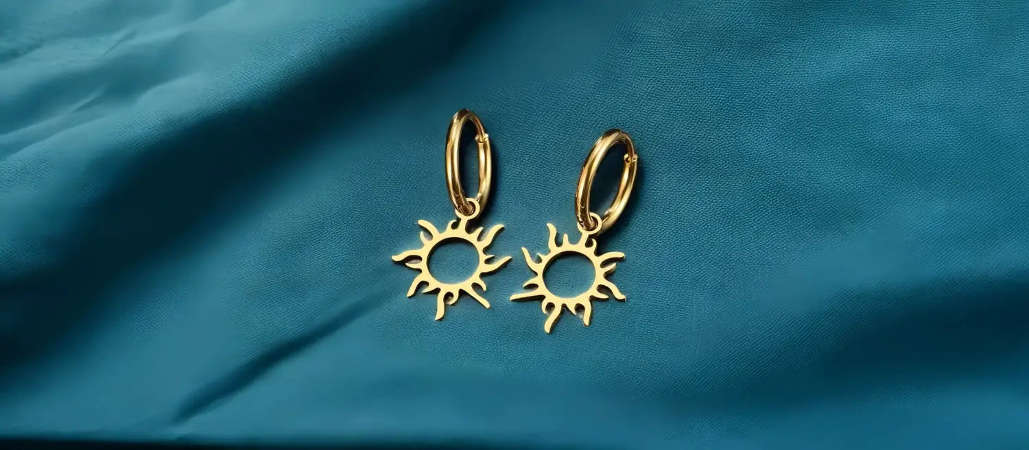 boucle d'oreille soleil