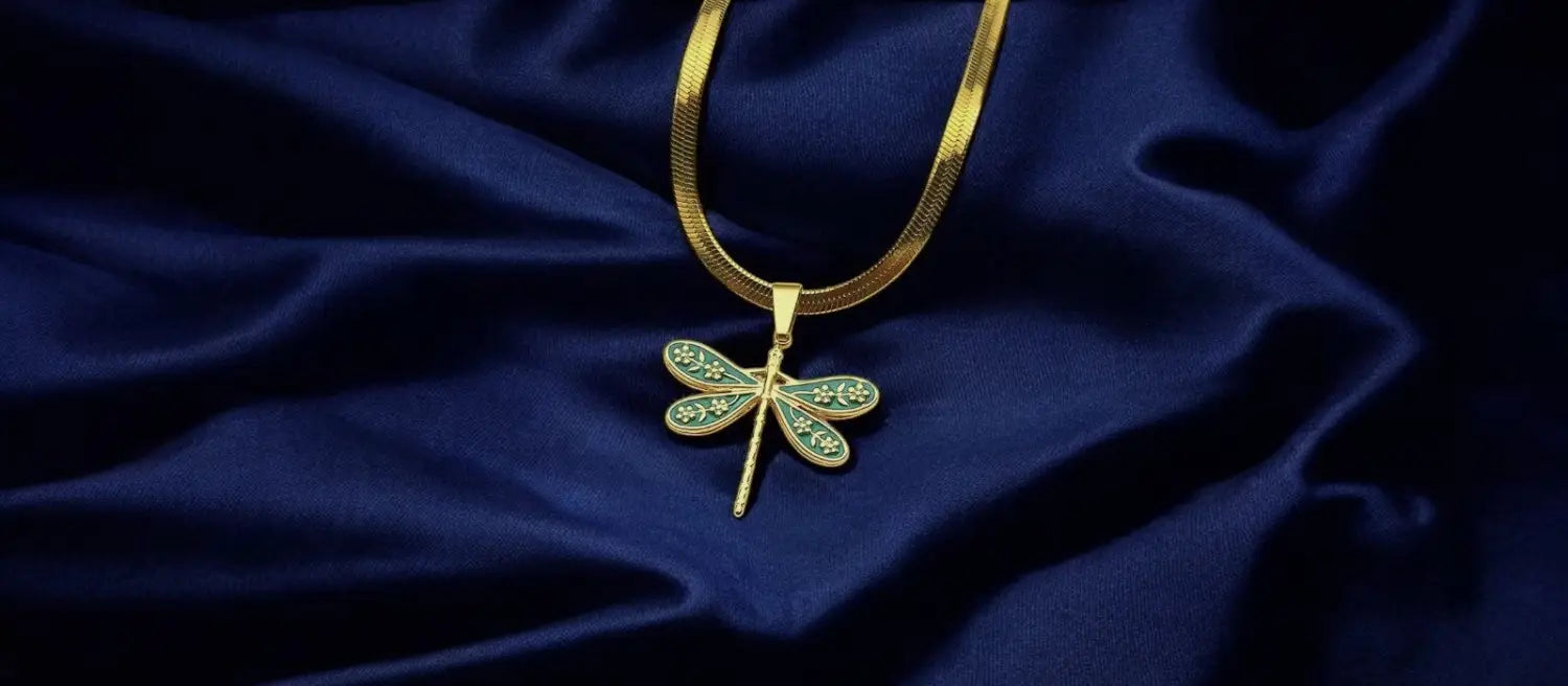 collier libellule