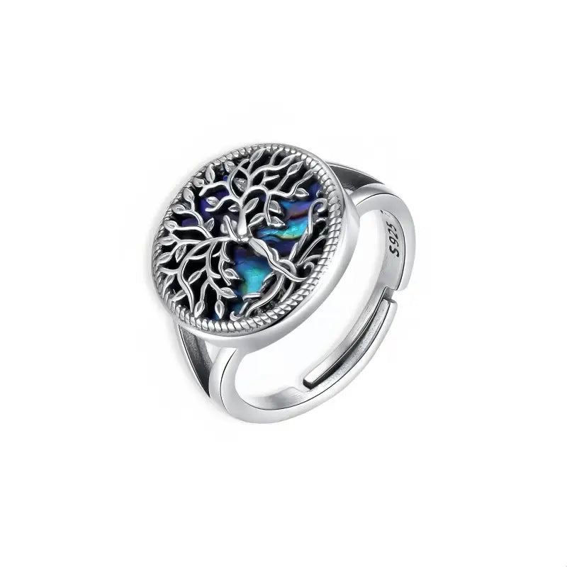 Bague Arbre de Vie en Argent - Ajustable - bague