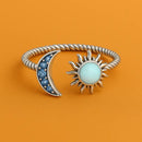 Bague Argent Femme Pierre de Lune - bague