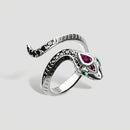 Bague Argent Serpent Femme - Ajustable - bague
