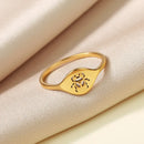 Bague Dorée Scarabée - 54-55mm - bague