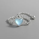 Bague Femme Pierre de lune - Ajustable - bague