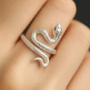 Bague Femme Serpent - Ajustable - bague