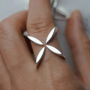 Bague Fleur Blanche - bague