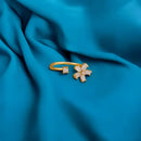 Bague Fleur Dorée - Doré / Ajustable - bague