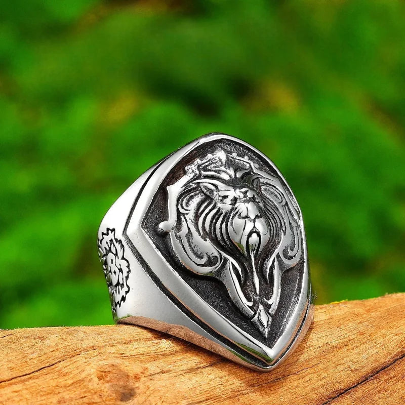 Bague Homme Tête de Lion bague