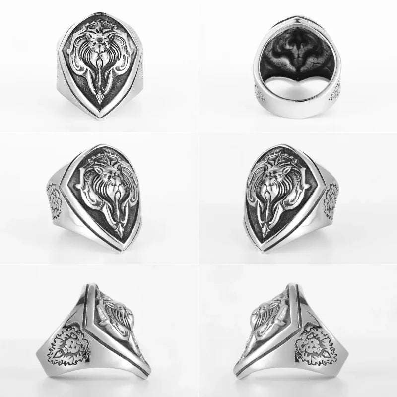 Bague Homme Tête de Lion bague