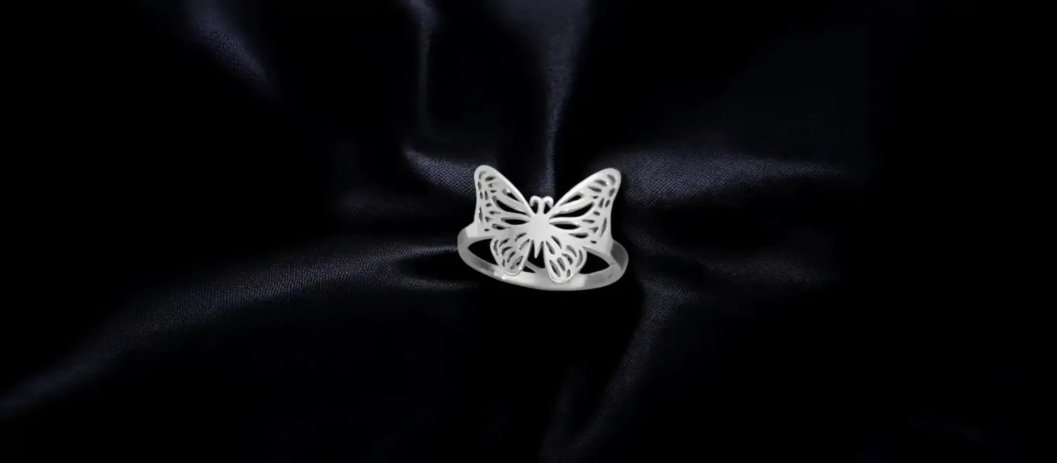 bague papillon