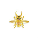 Bague Scarabée Argent - Ajustable - bague