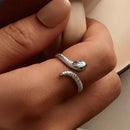 Bague Serpent Argent Femme - bague