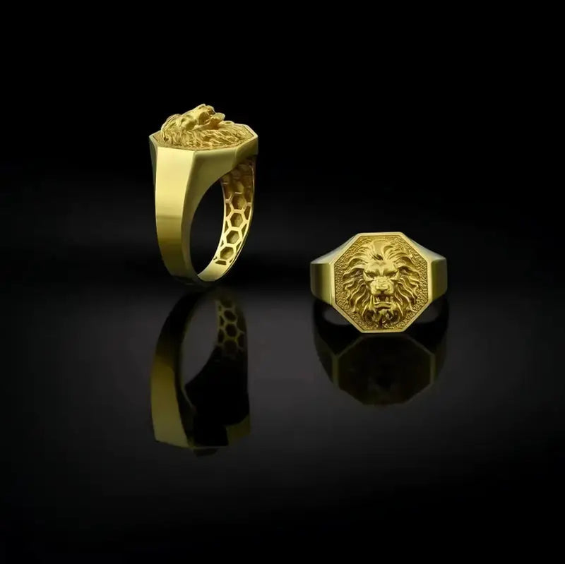 Bague Tête de Lion Homme - bague