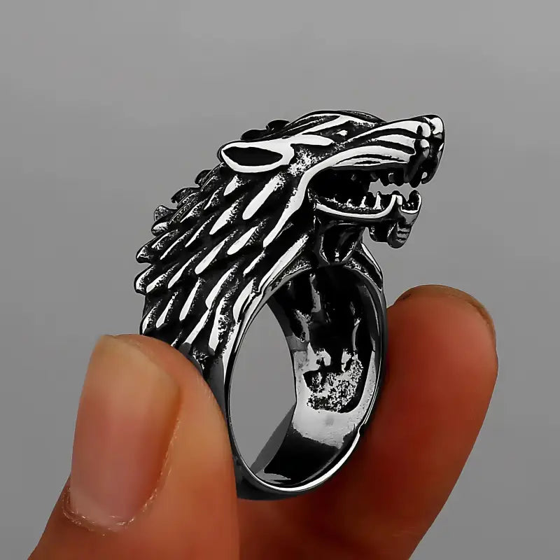 Bague Tête de Loup - bague