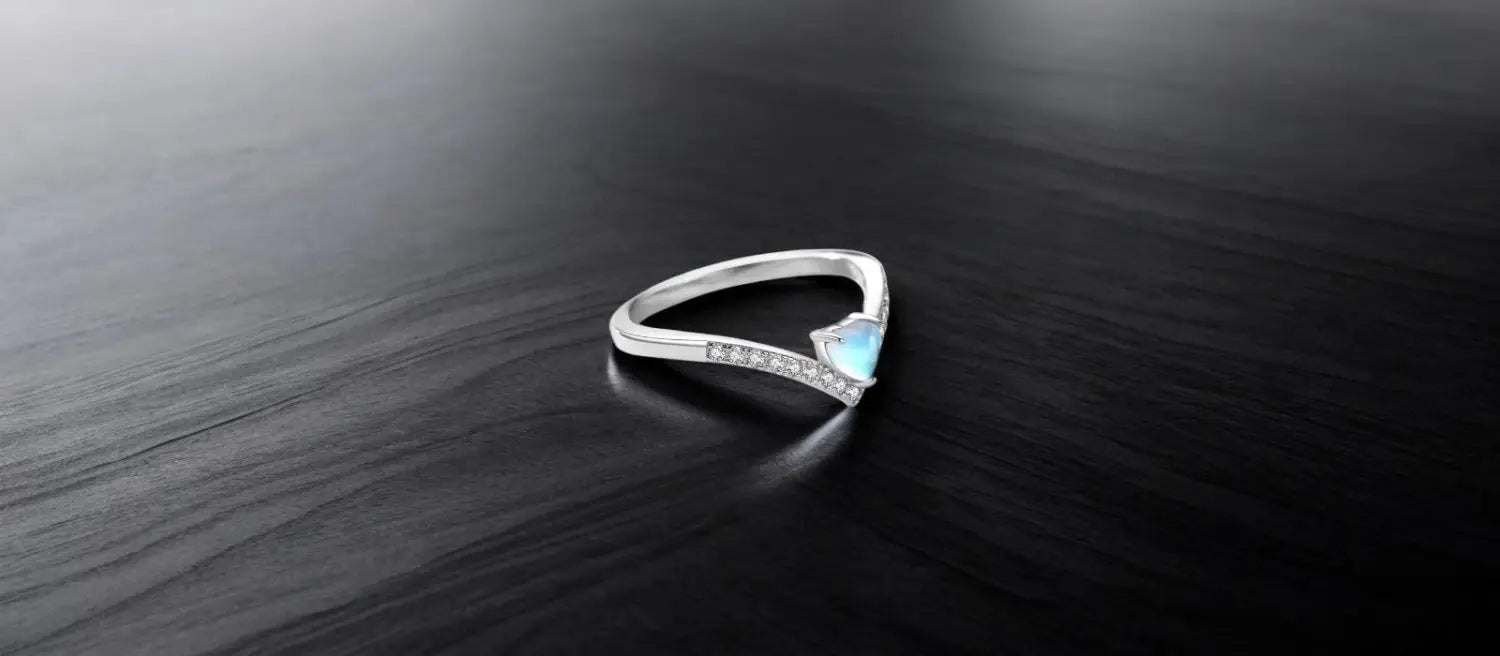 bague pierre de lune