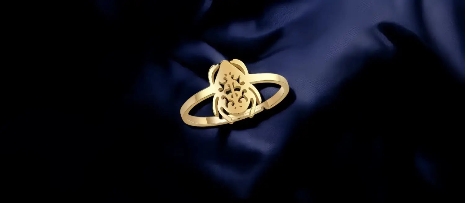 bague scarabée