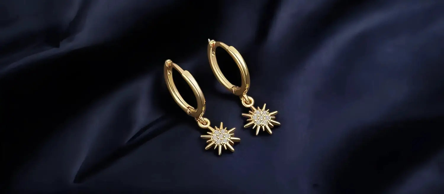 boucle d'oreille soleil