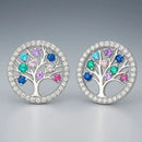 Boucle D’oreille Arbre de Vie Argent - boucle d’oreille