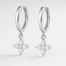 Boucle D’oreille avec Fleur - boucle d’oreille