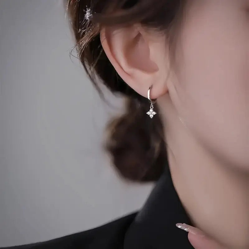 Boucle D’oreille avec Fleur - boucle d’oreille