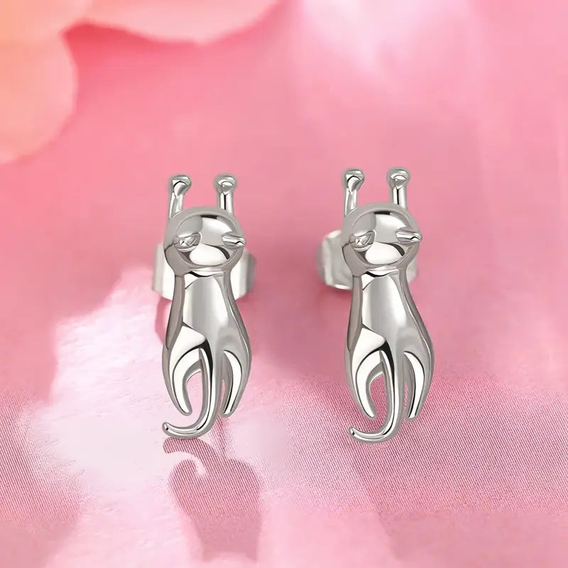 Boucle D’oreille Chat Femme - boucle d’oreille