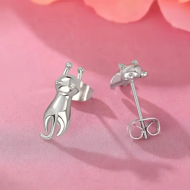 Boucle D’oreille Chat Femme - boucle d’oreille