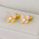 Boucle D’oreille en Forme de Papillon - boucle d’oreille