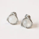 Boucle D’oreille Femme Pierre de Lune - boucle d’oreille