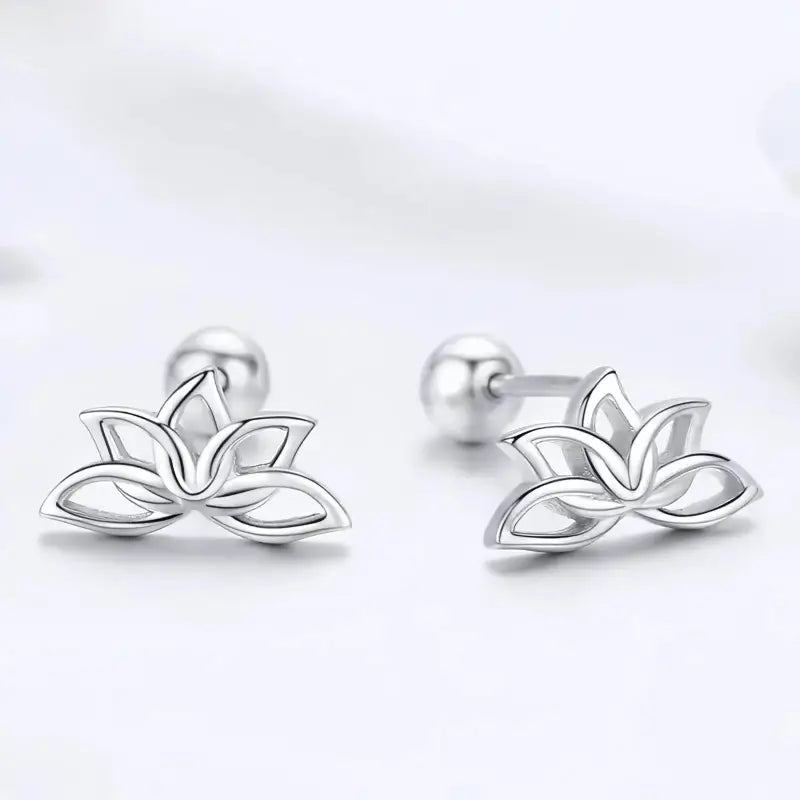 Boucle D’oreille Fleur de Lotus - boucle d’oreille