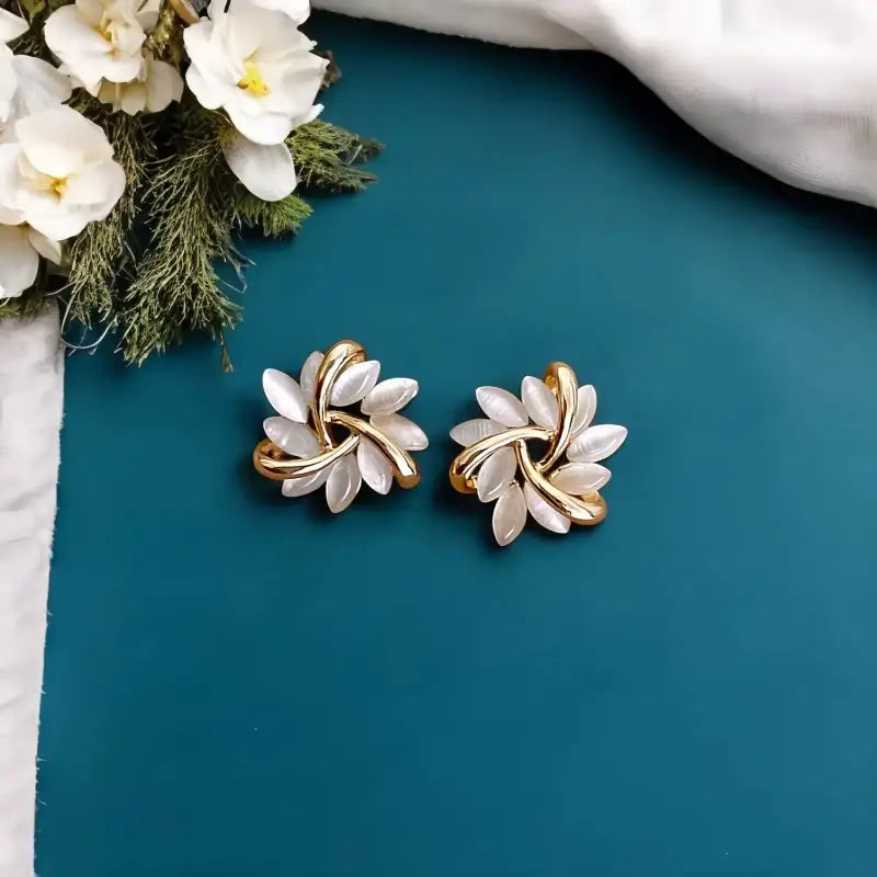 Boucle D’oreille Fleur Femme - boucle d’oreille