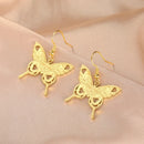 Boucle D’oreille Papillon Pendante - boucle d’oreille