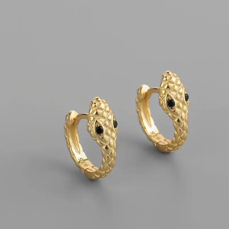 Boucle D’oreille Serpent Anneau - boucle d’oreille