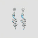 Boucle D’oreille Serpent Argent - boucle d’oreille