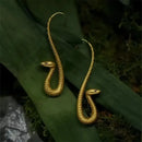 Boucle D’oreille Serpent Pendante - bague