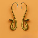 Boucle D’oreille Serpent Pendante - bague