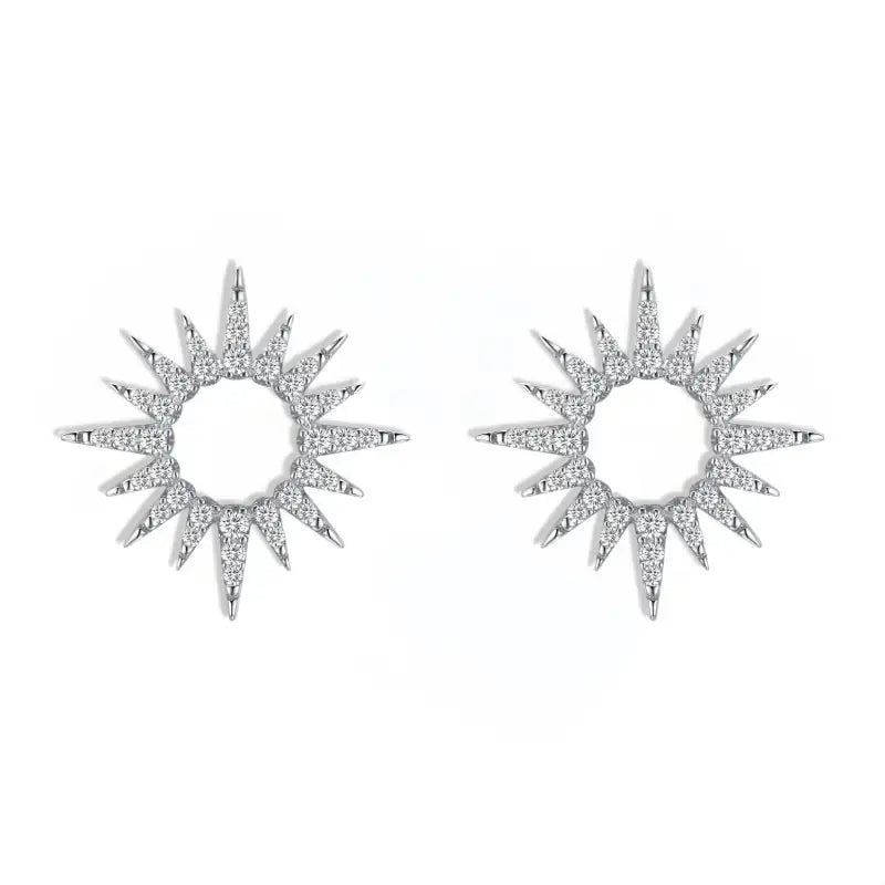 Boucle D’oreille Soleil Argent - boucle d’oreille