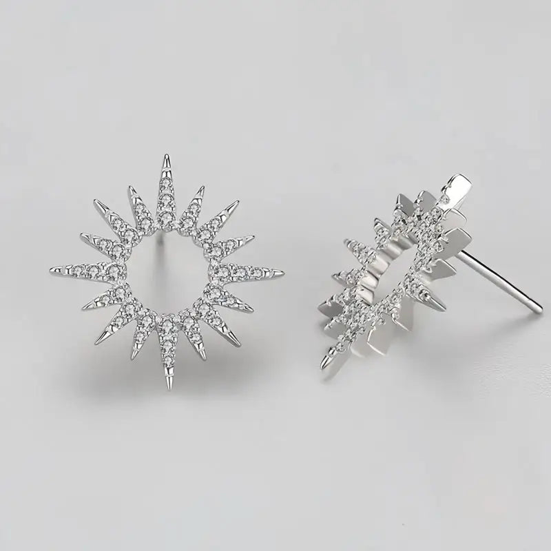 Boucle D’oreille Soleil Argent - boucle d’oreille