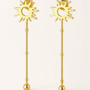 Boucle D’oreille Soleil Pendante - boucle d’oreille