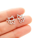 Boucles D’oreilles en Forme de Chat - boucle d’oreille