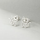 Boucles D’oreilles en Forme de Chat - boucle d’oreille