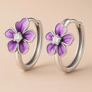 Boucles D’oreilles Fleur Argent - boucle d’oreille